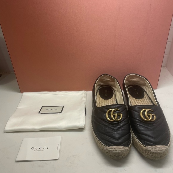 Gucci Black Espadrilles - Picture 1 of 5